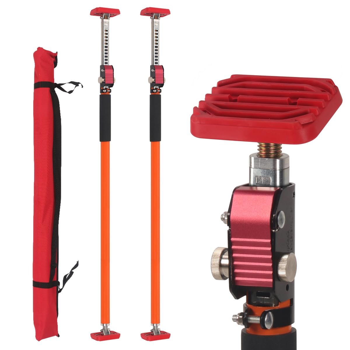 Adjustable Support Pole with Threaded Top