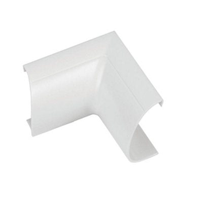 White PVC Trunking Angles