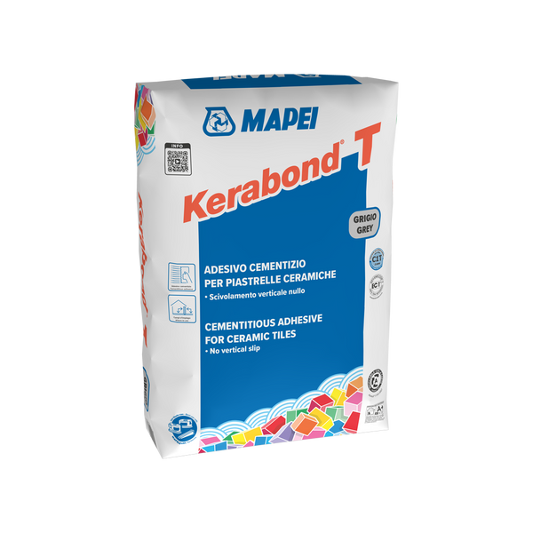 Mapei Kerabond T grey tile adhesive 25 kg bag