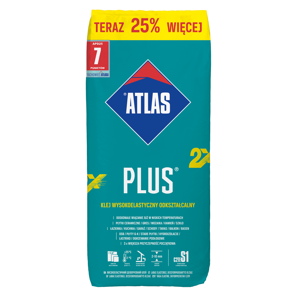 Atlas Plus Highly Flexible Tile Adhesive
