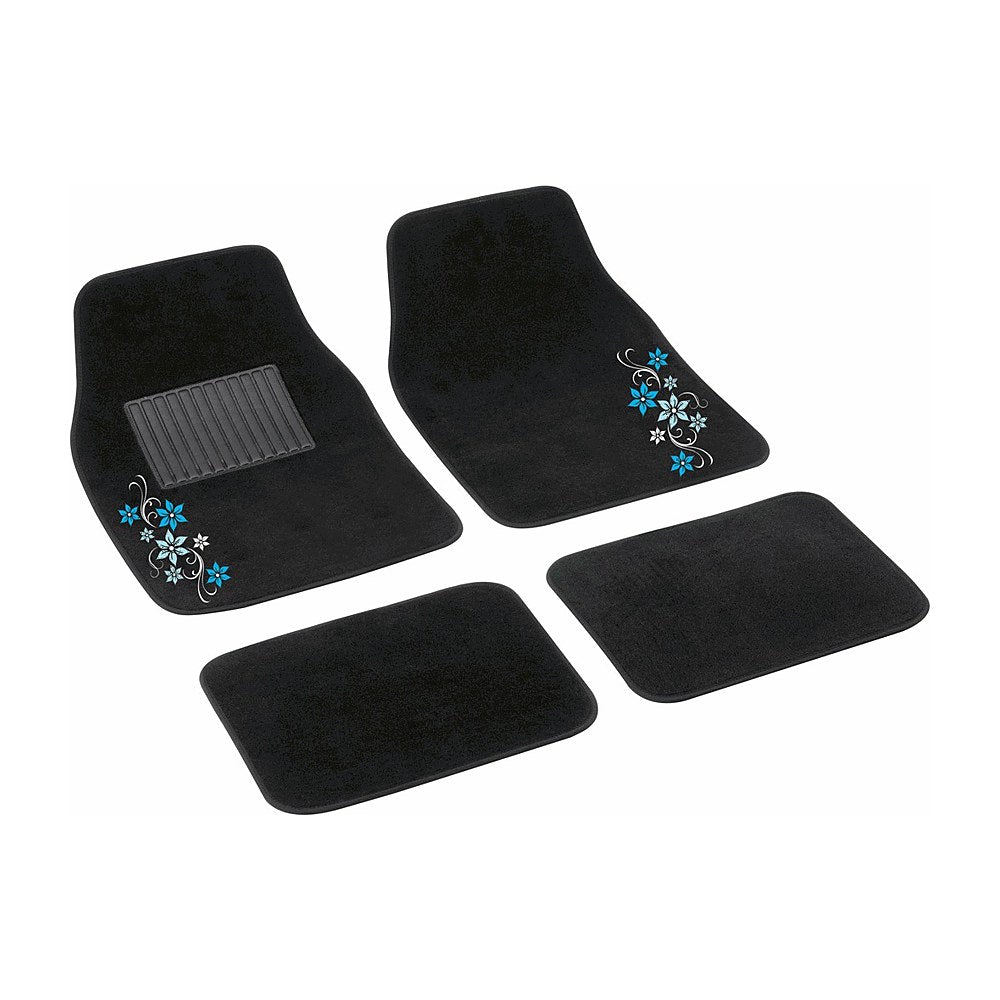 Printed Carpet Car Mats (4-Piece)