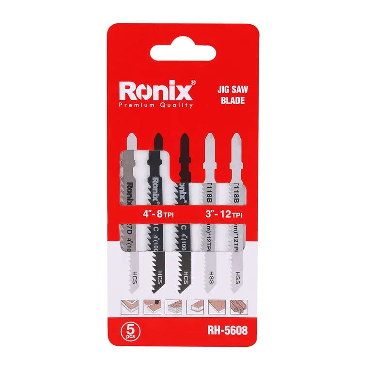 Ronix T-Shank Jigsaw Blade Set