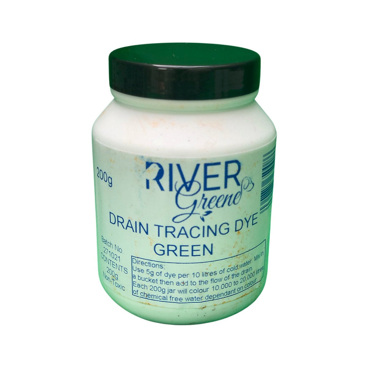 Green Drain Tracing Dye