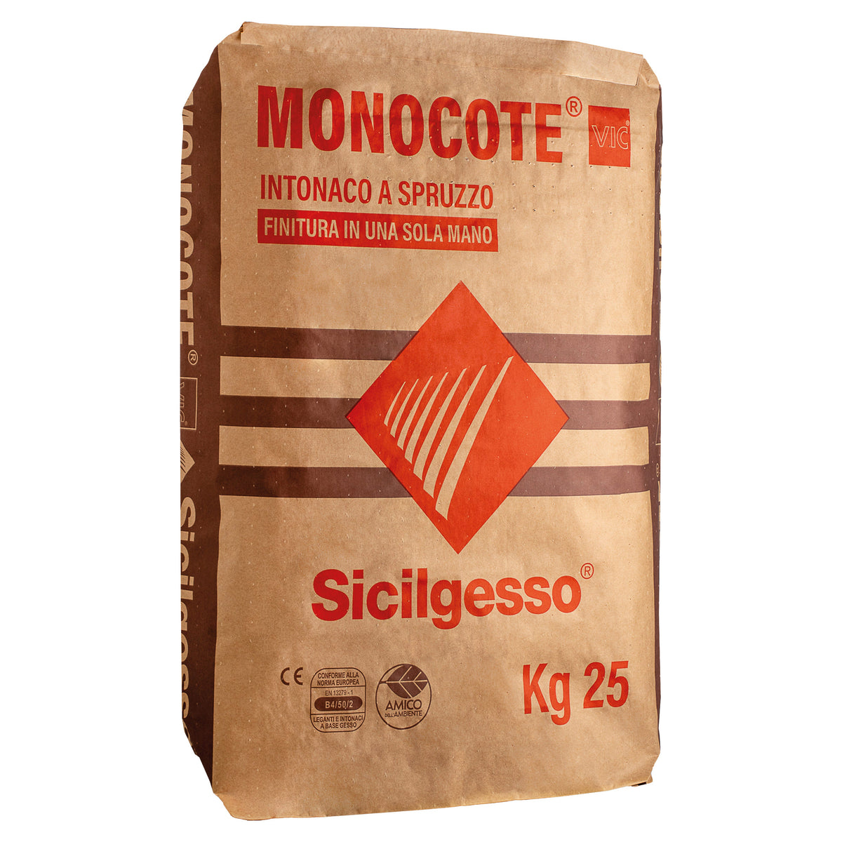 Sicilgesso Monocote gypsum plaster 25 kg bag