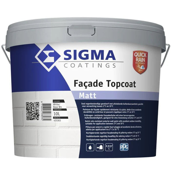 Sigma Façade Topcoat Matt Exterior Paint
