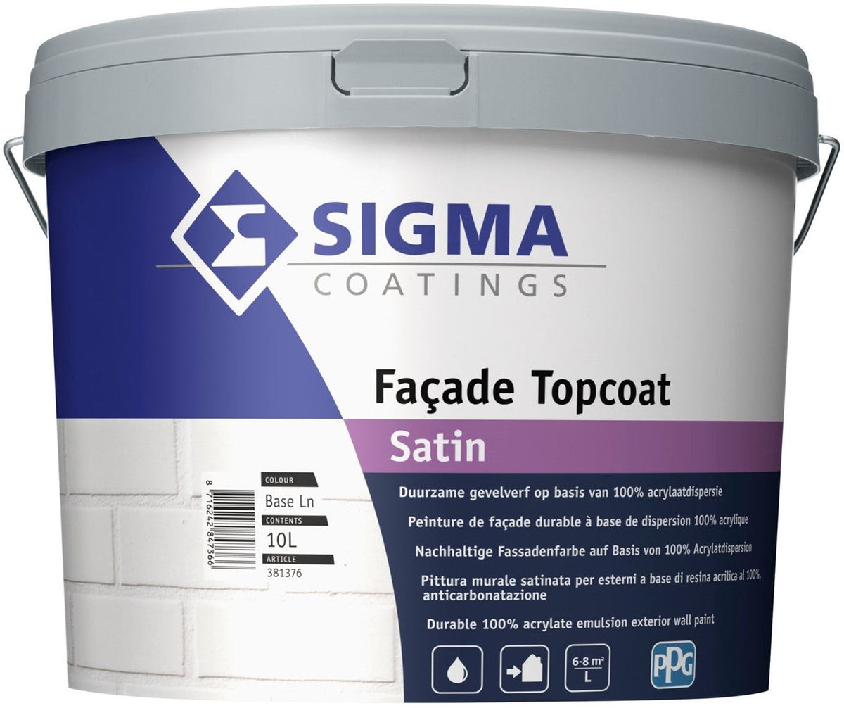 Sigma Façade Topcoat Satin Exterior Paint