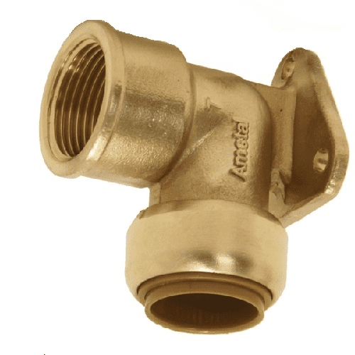 Push-Fit Double Wall Plate Elbow
