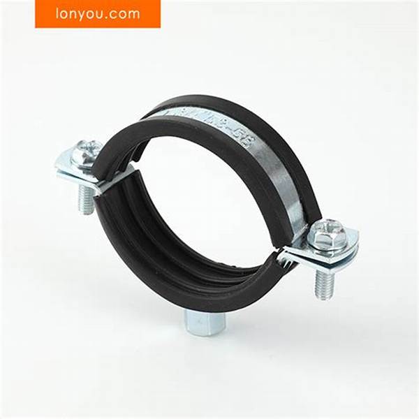 Rubber-Lined Steel Pipe Clamp