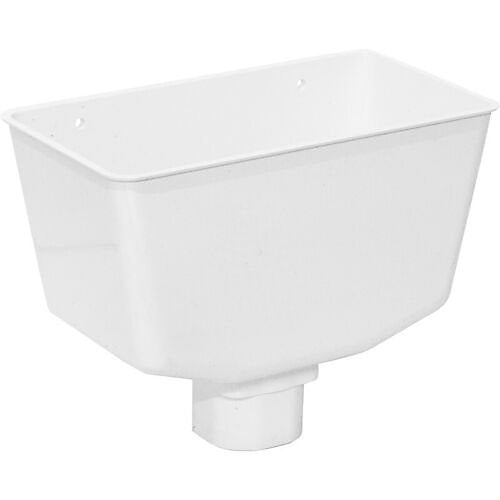 White Balcony Rainwater Hopper