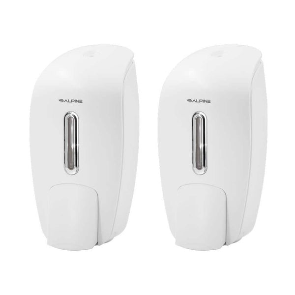 White Double Soap Dispenser