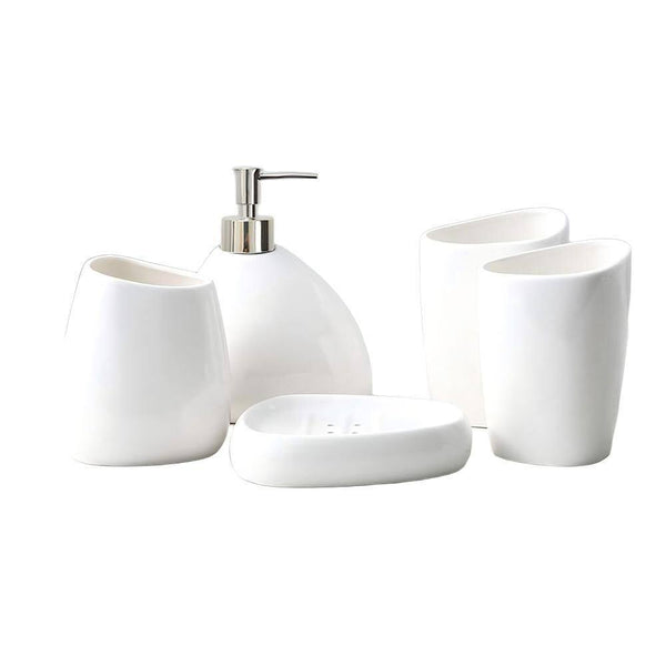 Bathroom Accessory Set with Mirror
