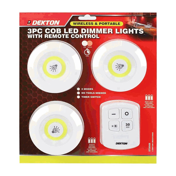Wireless LED Puck Lights (3-Pack)